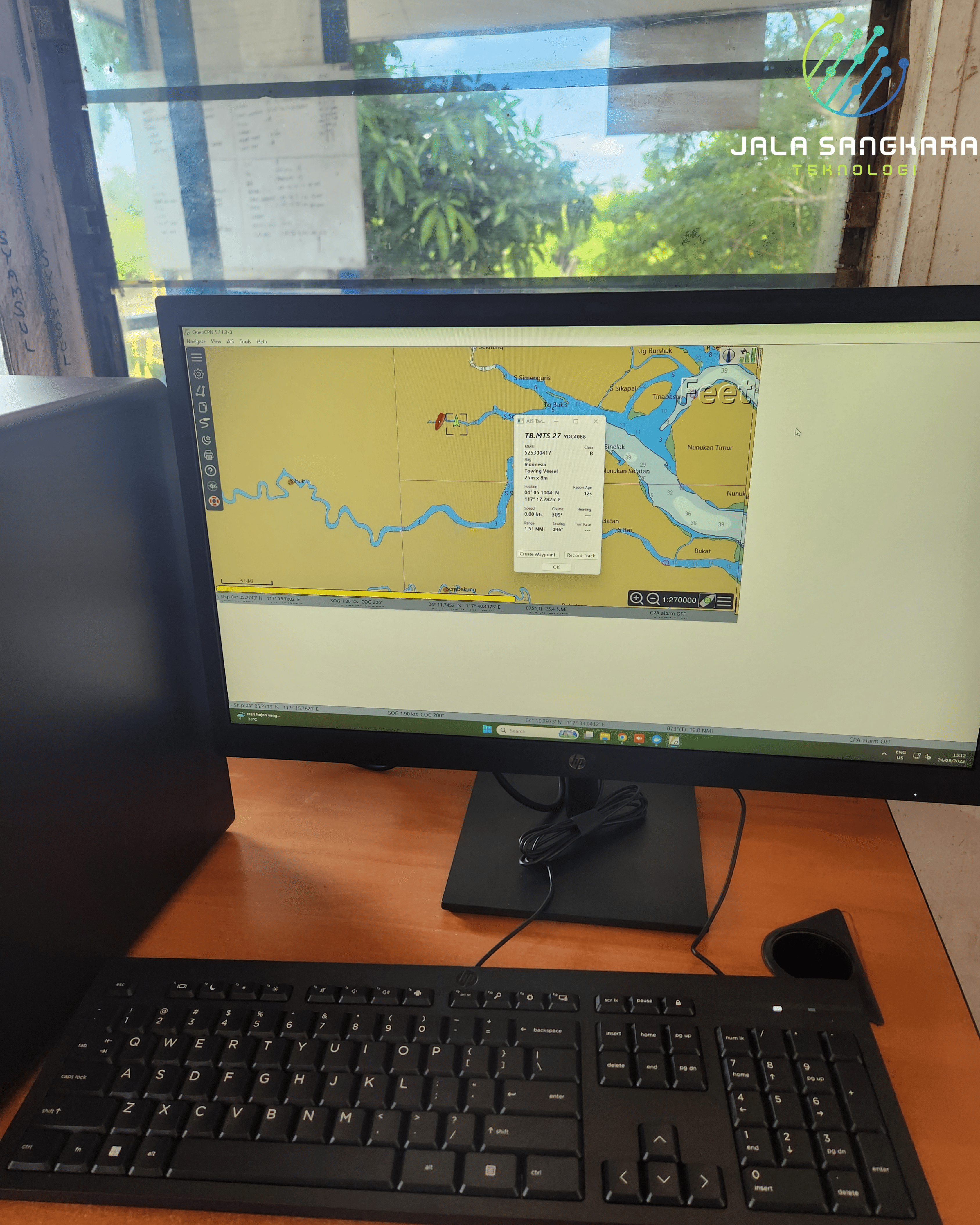 Hasil Tangkapan AIS Receiver